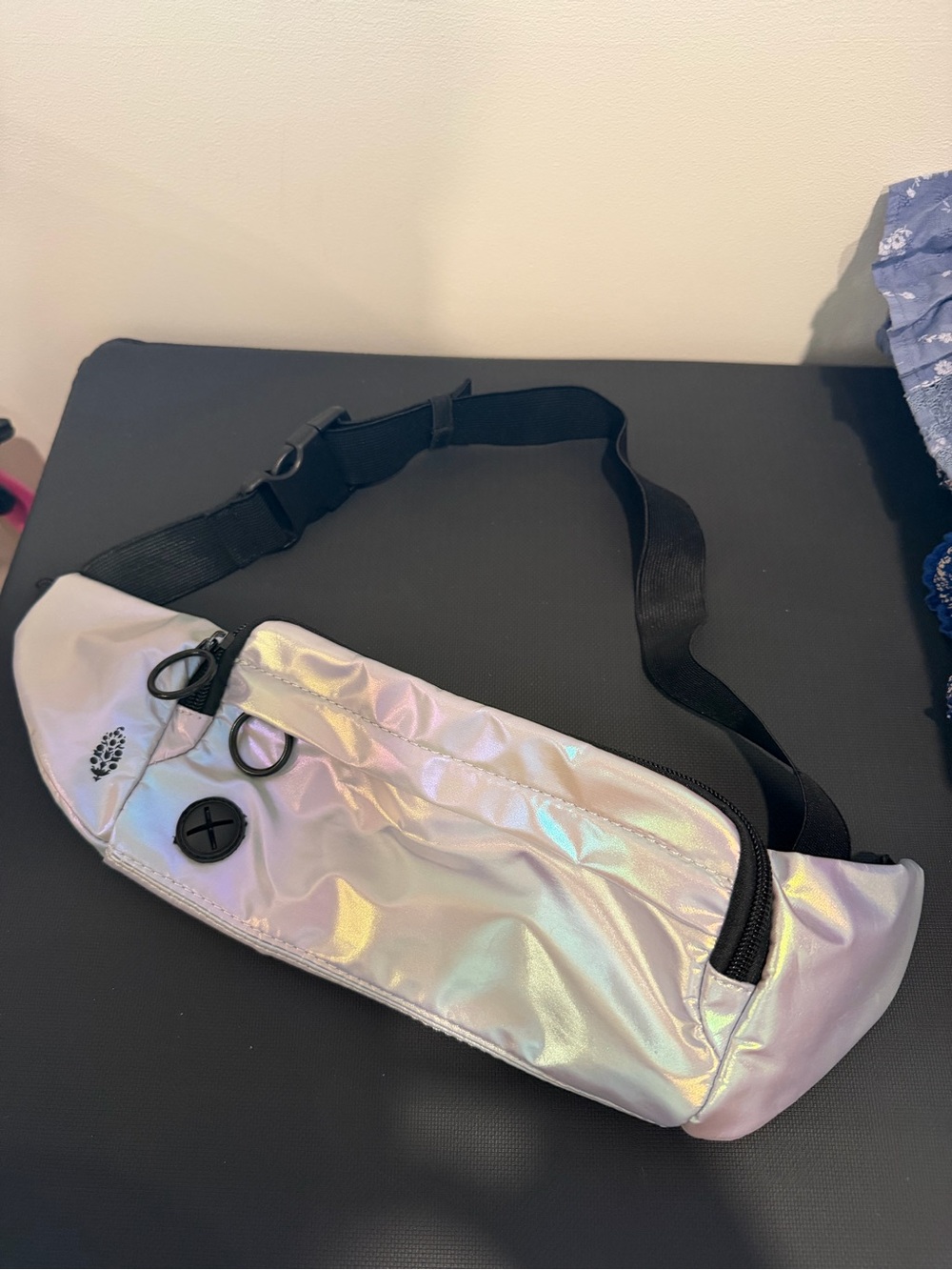 Free People Iridescent Crossbody Belt Bag
